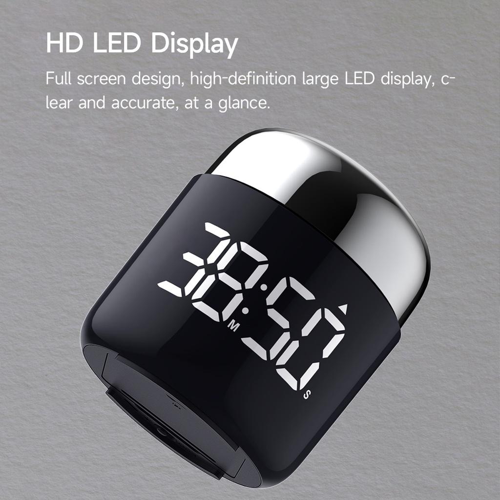 Đồng Hồ Hẹn Giờ Nấu Ăn Màn Hình LED HD Đếm Ngược Và Cực Dương Hàng nhập khẩu