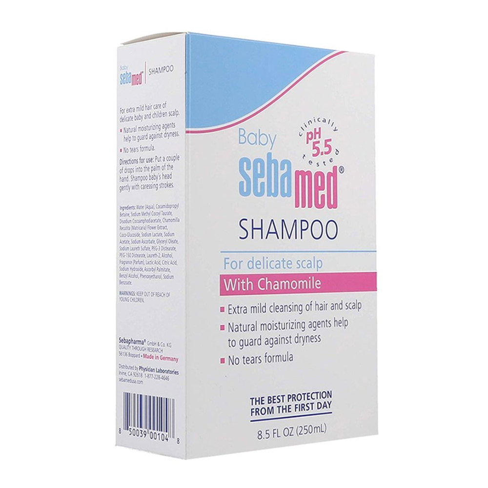 Dầu Gội Trẻ Em Không Cay Mắt Sebamed Baby Shampoo 250ml