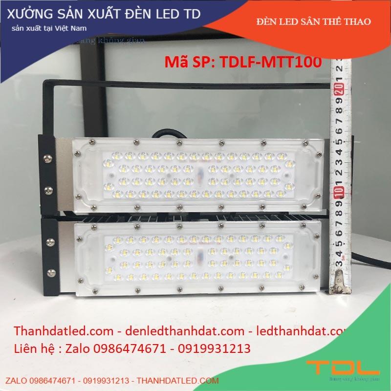 Đèn LED chống chói sân bóng đá - sân tennis - sân cầu lông - sân bóng chuyền 100w