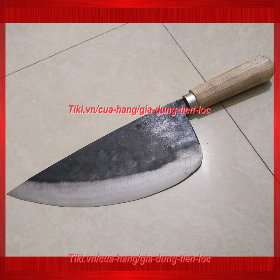 Dao lọc thịt nhà bếp loại to bản gần 7cm dài 35cm thép nhíp xe
