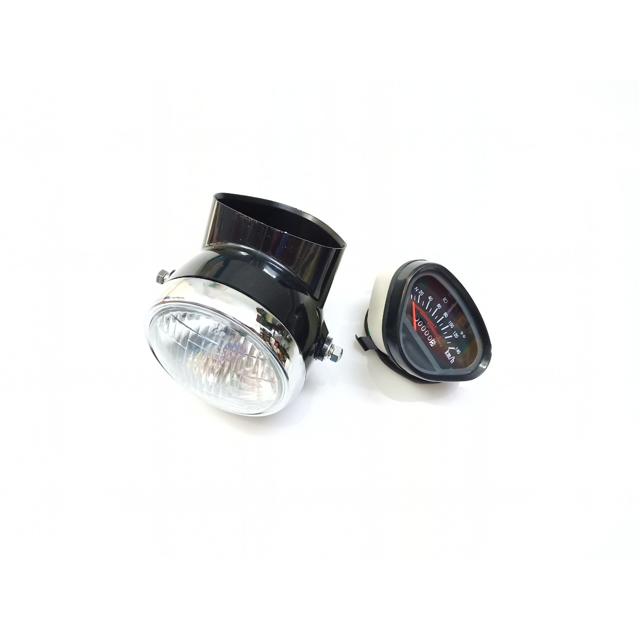 Bộ pha đèn đồng hồ cho xe 67 tặng bao tay xe máy