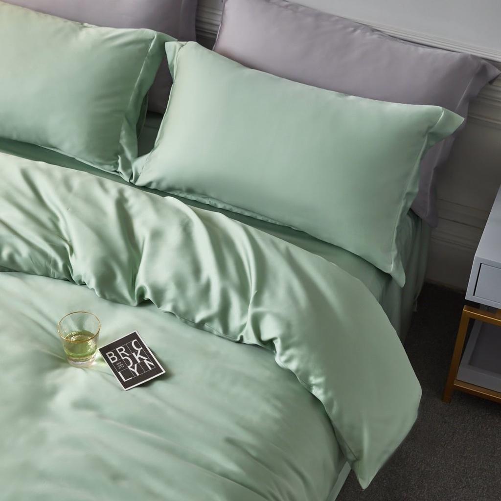 Siêu Phẩm Vỏ Gối nằm lụa Tencel 100s Cao cấp 50x70, Mềm mát mịn màng, 4 màu trẻ trung, sang trọng