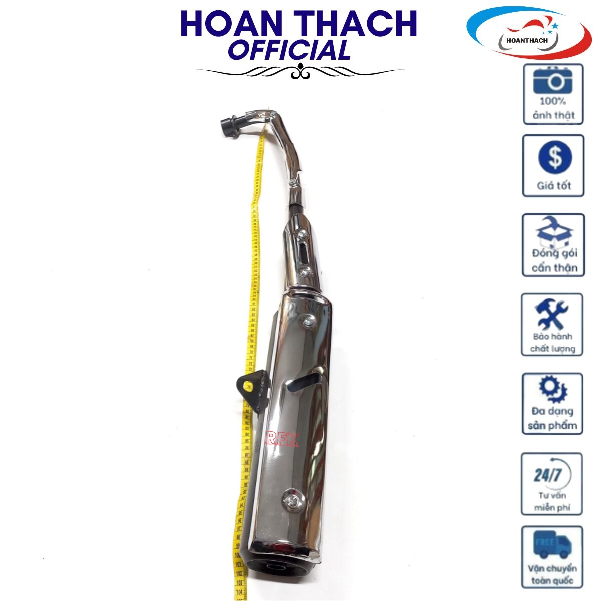 Ống Pô Cho Xe Máy Sirius Mẫu Mới Jupiter (Hộp) HOANTHACH SP001330
