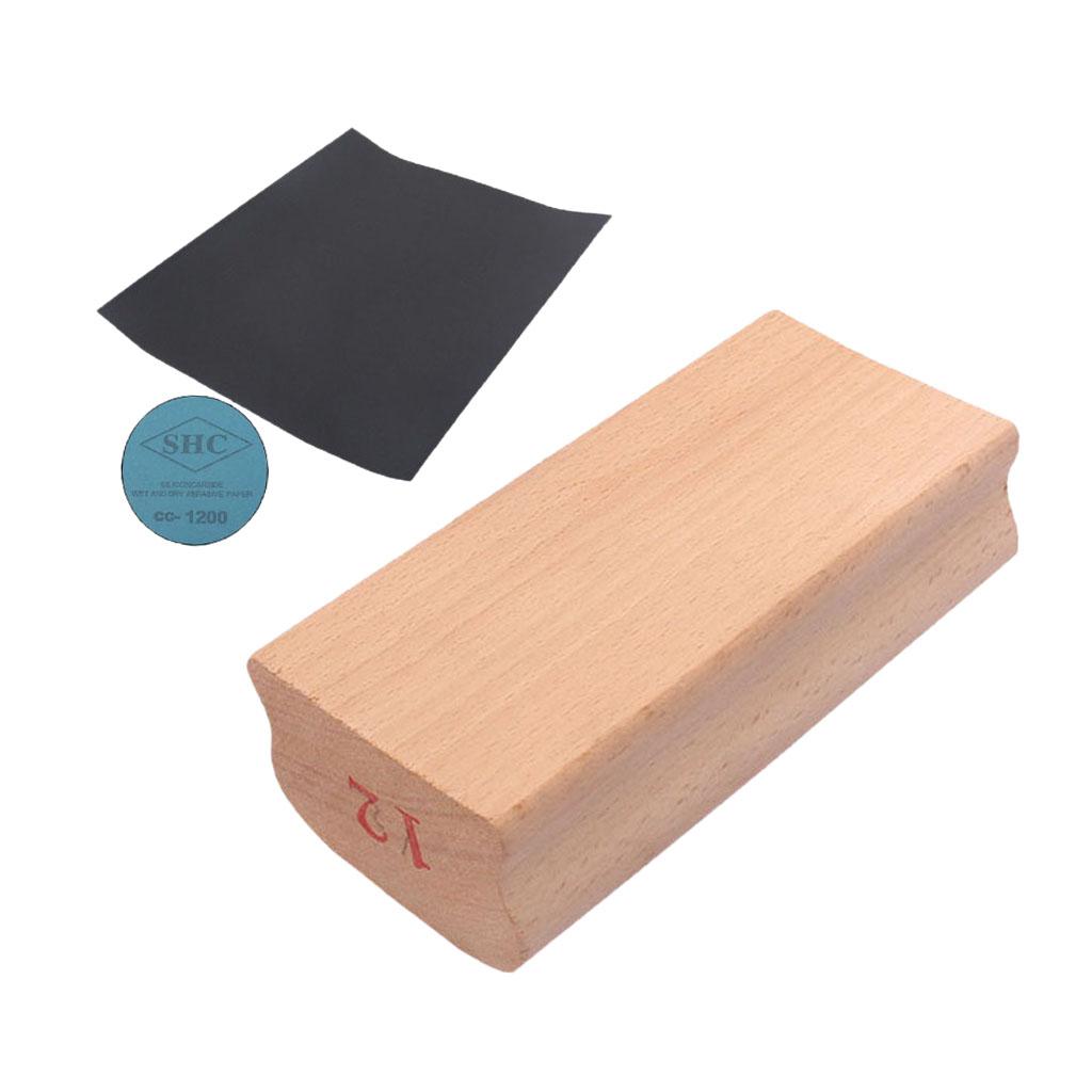12'' Radius Sanding Block Fingerboard Fretboard Fret Leveling Tool 12 Inch