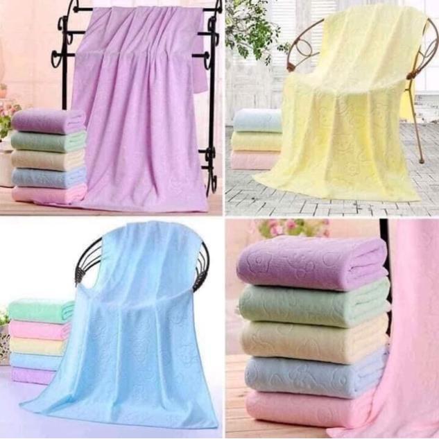 Khăn tắm gấu xuất nhật 140x70cm siêu tiện dụng