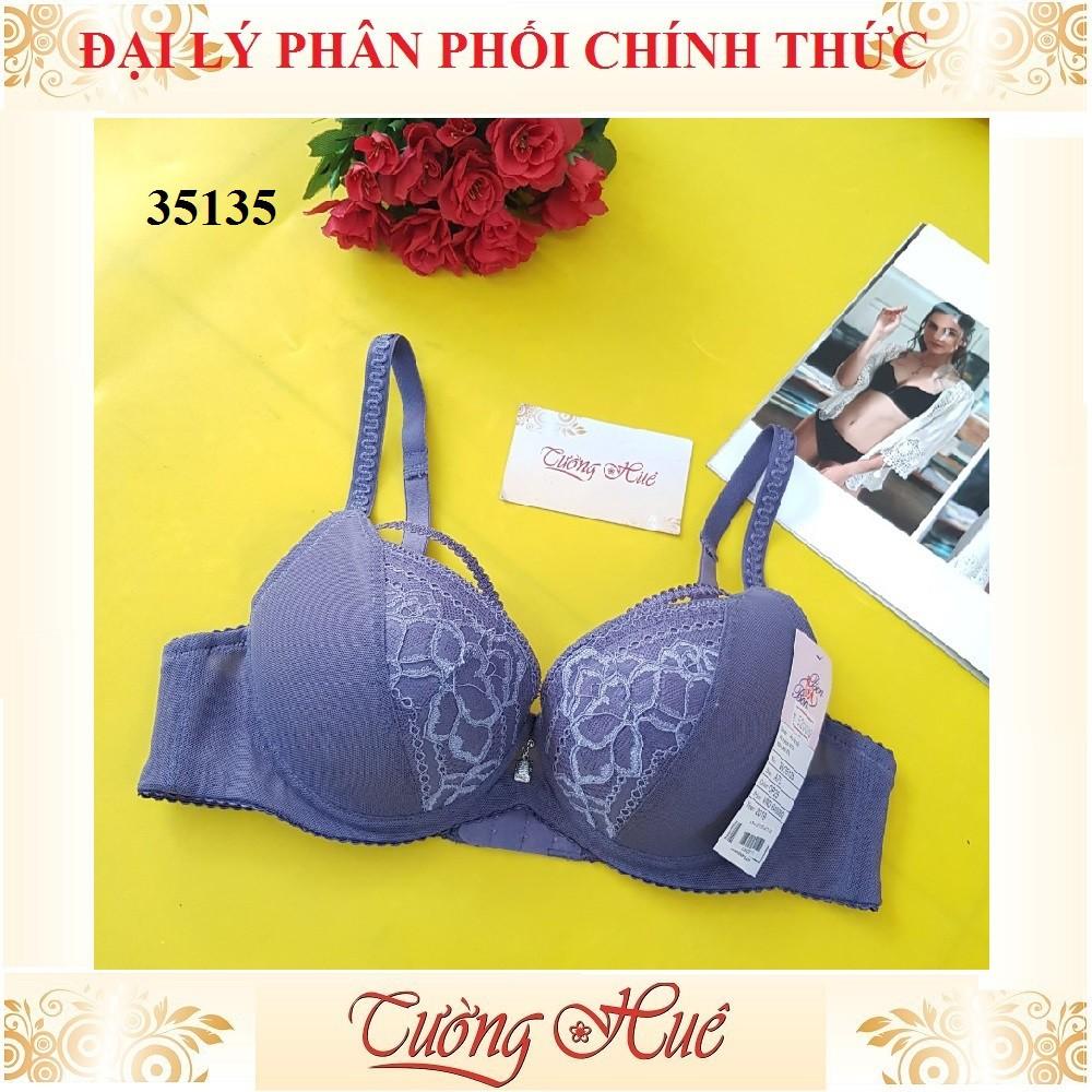 Áo lót nữ Bon Bon BV 35135 áo ngực mút dầy phối ren.