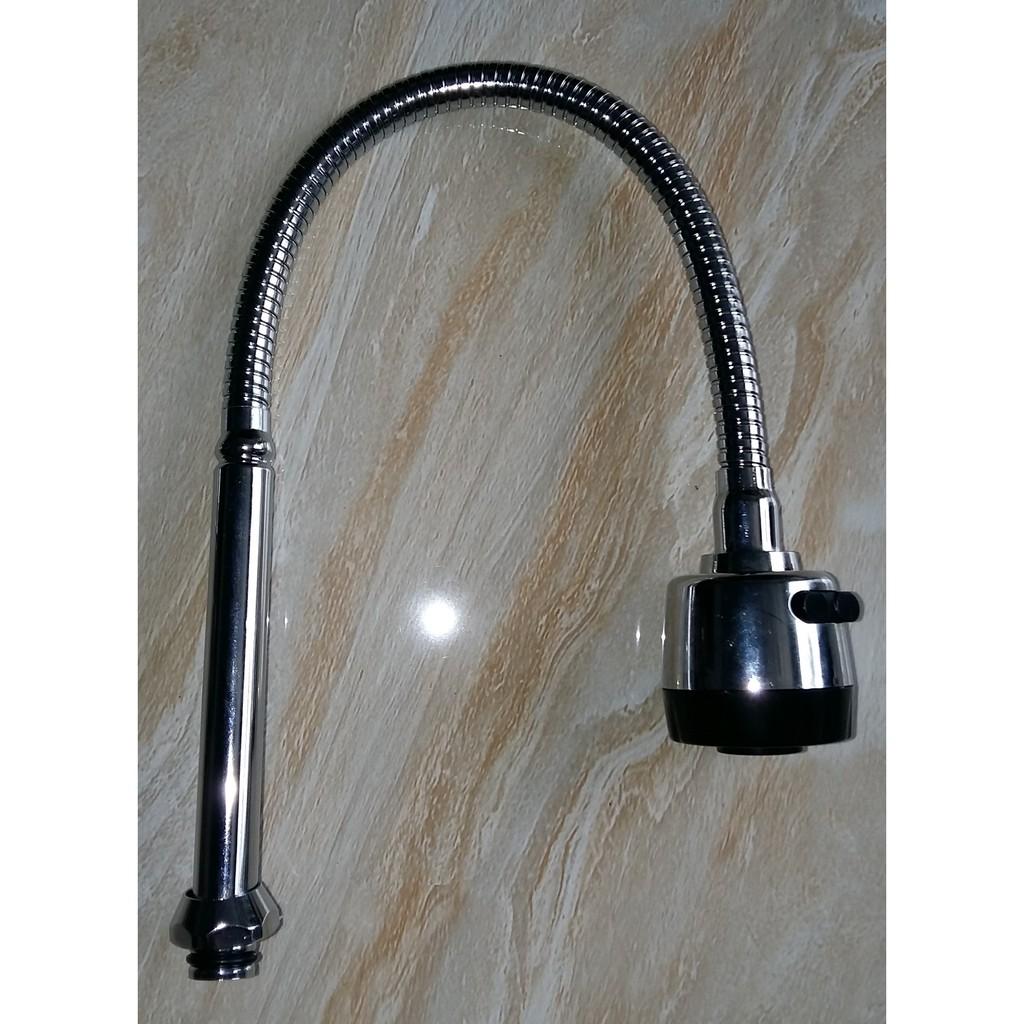 Cần mền thay thế vòi rửa bát bằng inox đầu xả 2 chế độ BRB 05