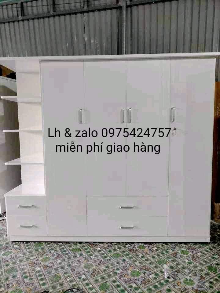 Tủ nhựa đài loan 4 cánh 1 kệ