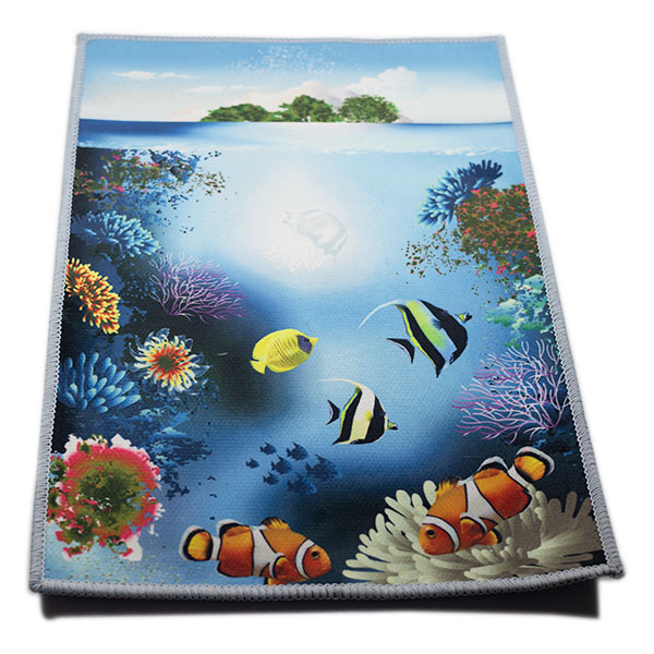 Thảm Lót Sàn Chùi Chân Họa Tiết 3D (60x40cm) Cá Nemo