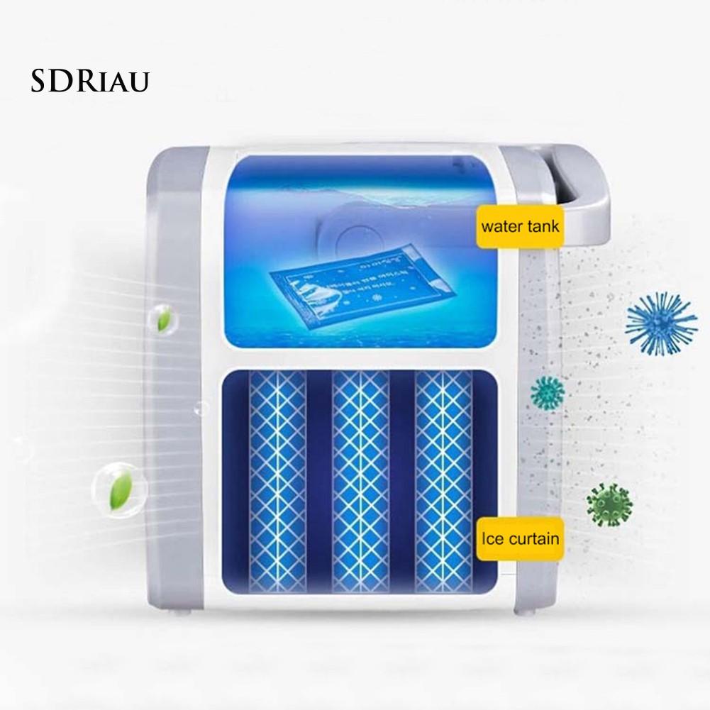 Quạt làm mát không khí sạc USB cầm tay tiện lợi cho xe hơi