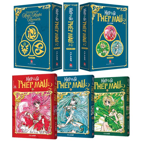 Boxset Hiệp Sĩ Phép Màu - Magic Knight Rayearth (Bộ 3 Cuốn) - Phần II - Tặng Kèm 01 Postcard Ivory