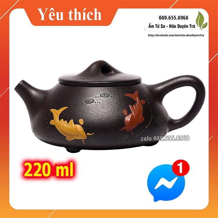 Ấm Trà Tử Sa thạch biều giá rẻ - ấm tử sa nghi hưng cao cấp - pha trà, trà đạo