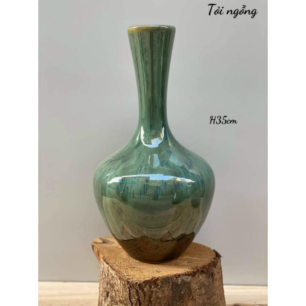 Lọ hoa Bát Tràng - bình cắm hoa - Lọ decor - Men hỏa biến Gốm sứ Bát Tràng