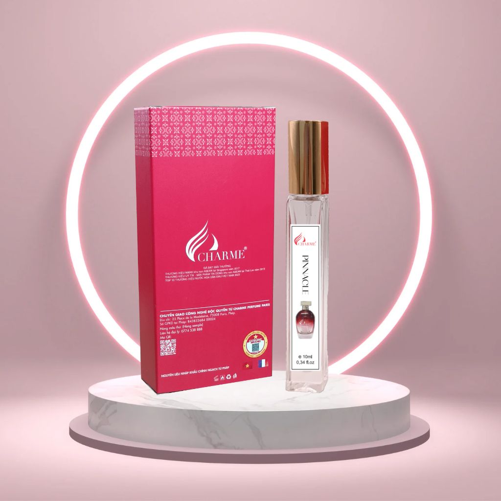 Nước Hoa Nữ Charme Pinnacle Gợi Cảm Và Sang Chảnh Dành Cho Các Nàng Cá Tính Chai Test Mini 10ml