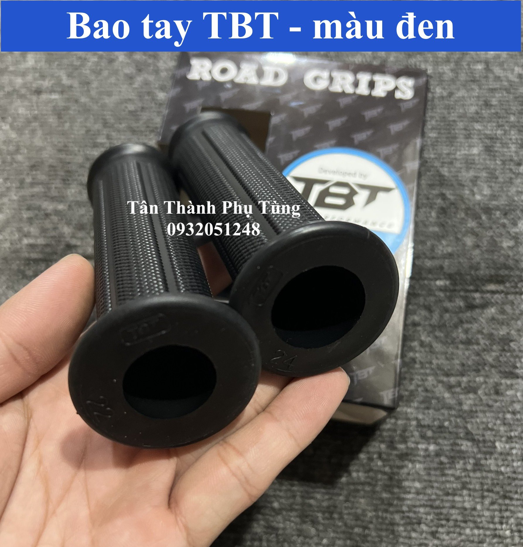 Bao tay TBT 1 cặp - Màu đen dành cho xe máy