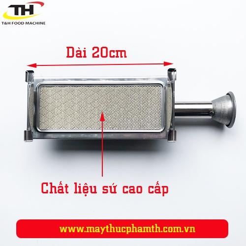 Họng đốt sứ 20cm cho bếp nướng gas công nghiệp