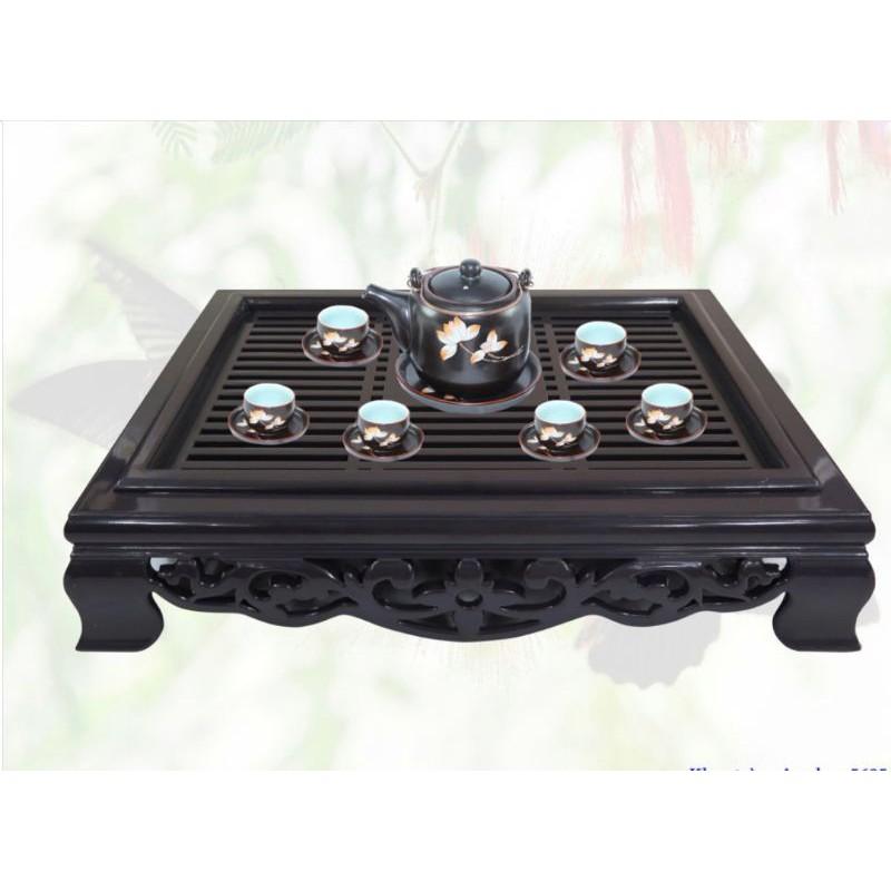 Khay trà, khay úp chén cốc giả gỗ loại đẹp