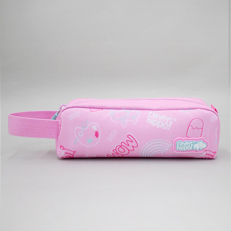 Bóp Viết Thời Trang CLEVERHIPPO Classic - Boba Sành Điệu Hồng HC0105/PINK
