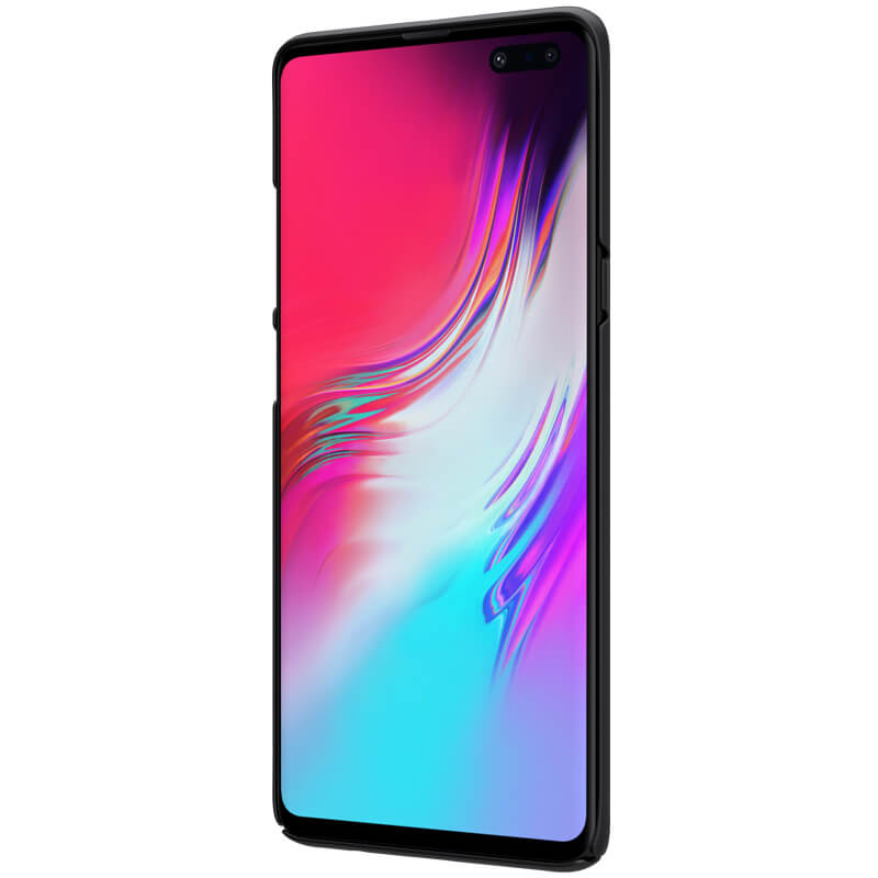 Ốp Lưng cứng cho Samsung Galaxy S10 5G- Nillkin tặng kèm kệ đỡ điện thoại - Hàng chính hãng