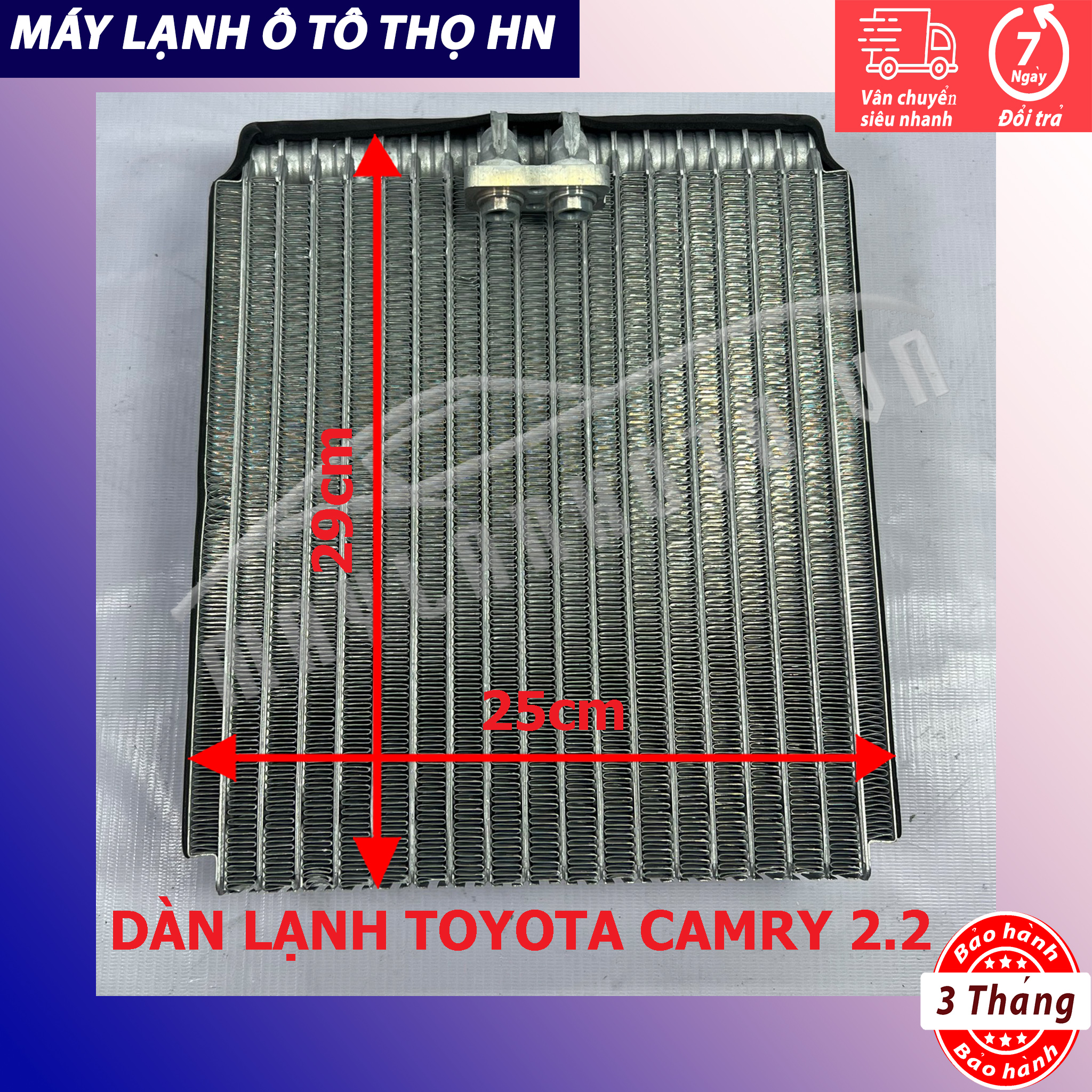 Dàn  lạnh Toyota Camry 2.2 - 3.0 1996 1997 1998 1999 2000 hàng Trung Quốc 96 97 98 99 00