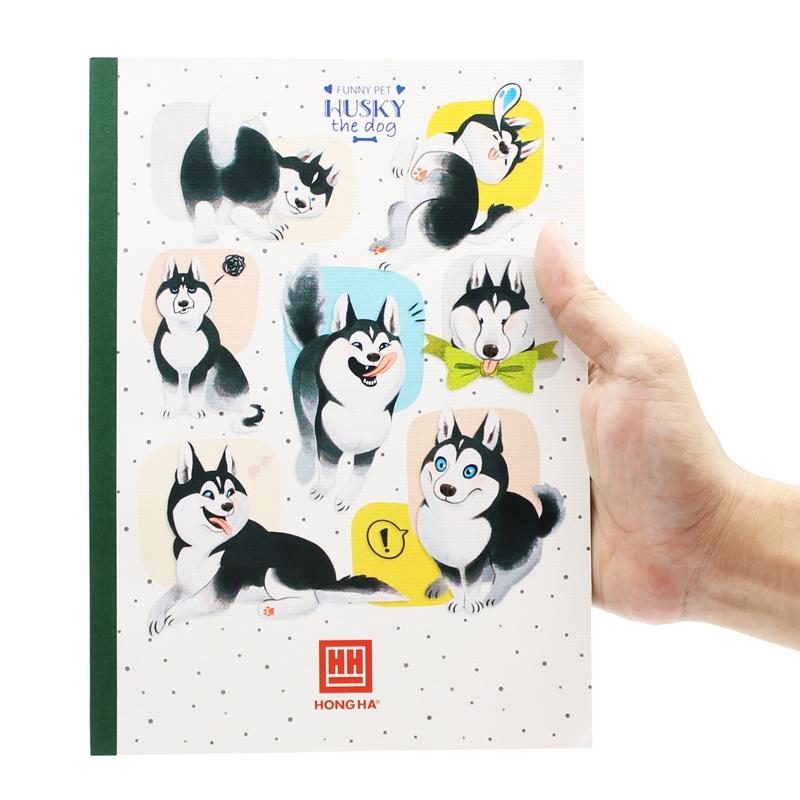 Vở Kẻ Ngang 120 Trang 58gsm Pupil Funny Pet - Hồng Hà 1100 (Mẫu Màu Giao Ngẫu Nhiên)