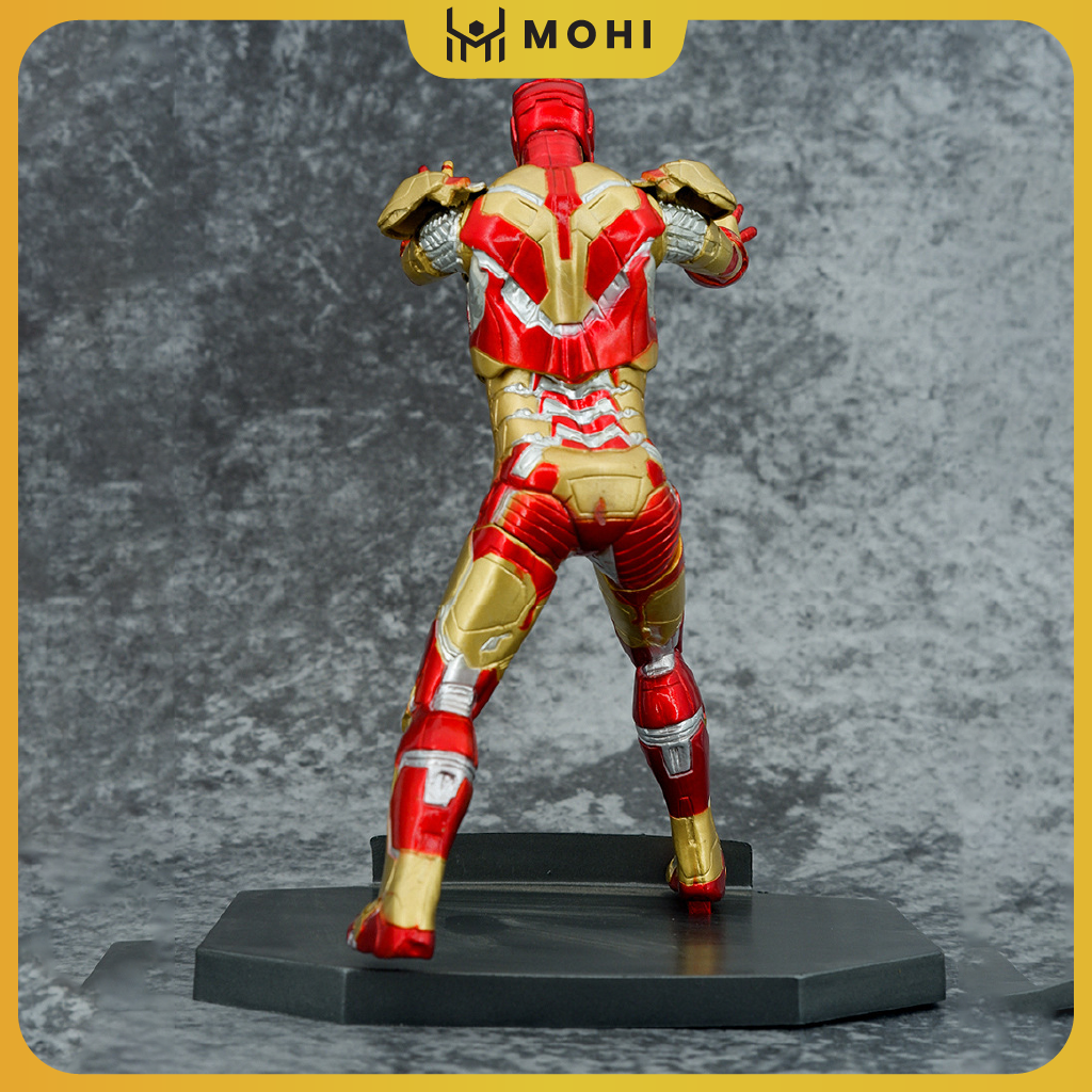 - Mô Hình Marvel Ironman MK42 siêu chất, cao 19cm - Figure Ironman - Hộp đẹp