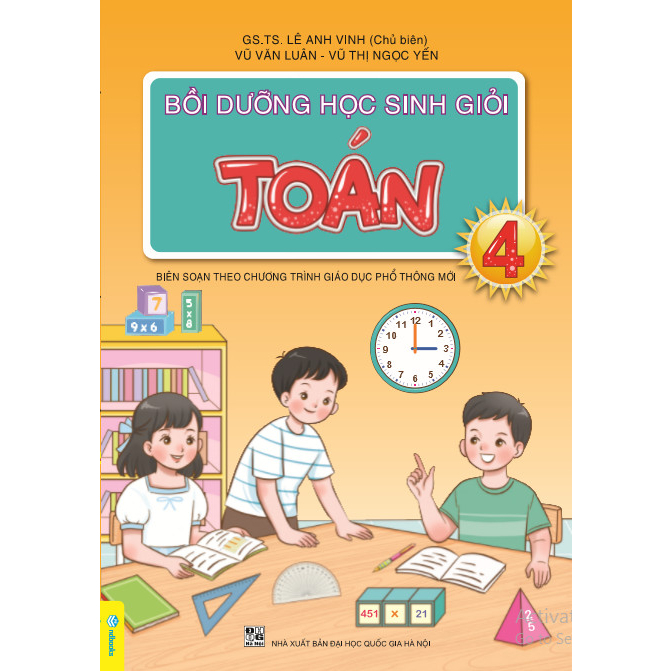 Sách - Bồi Dưỡng Học Sinh Giỏi Toán 4 - Biên soạn theo chương trình GDPT mới - ndbooks