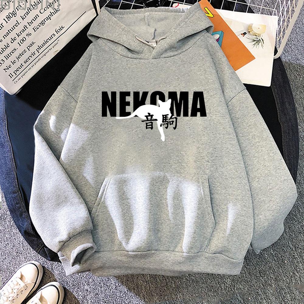 Áo Hoodie In Chữ Haikyuu Nekoma Thời Trang Mùa Thu Nhật Bản Dành Cho Nam