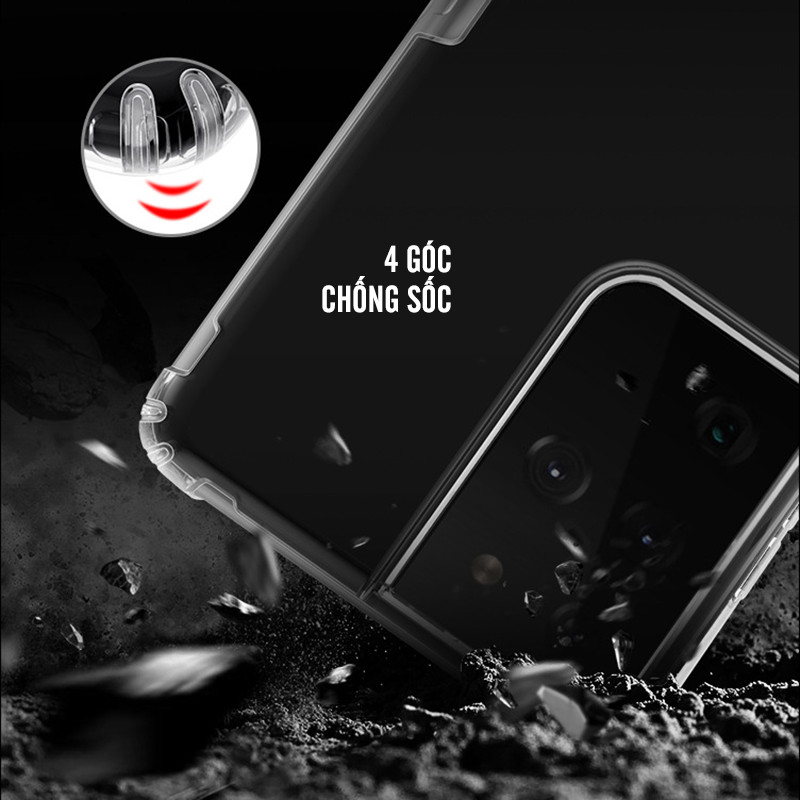 Ốp lưng trong suốt Nillkin NATURE cho Samsung S21 - S21 Plus - S21 Ultra TPU - Hàng nhập khẩu