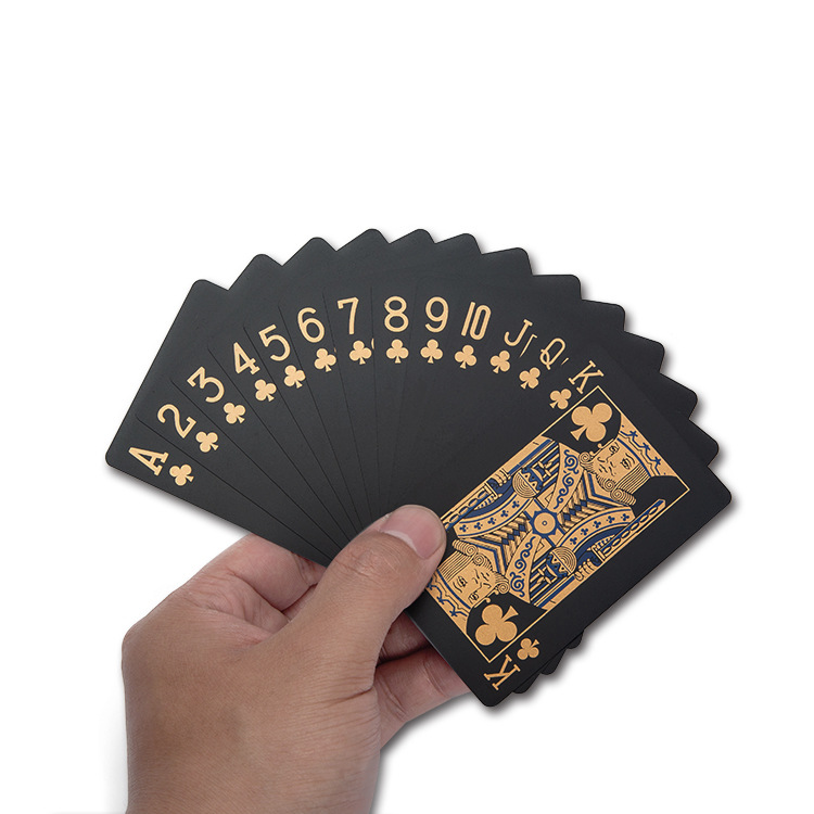 Bộ Bài Tây Poker Nền Đen Cao Cấp Chọn Màu – Bài Tây Đen Bằng Nhựa PVC Chống Thấm Nước Chống Gập Hàng Chính Hãng Amalife