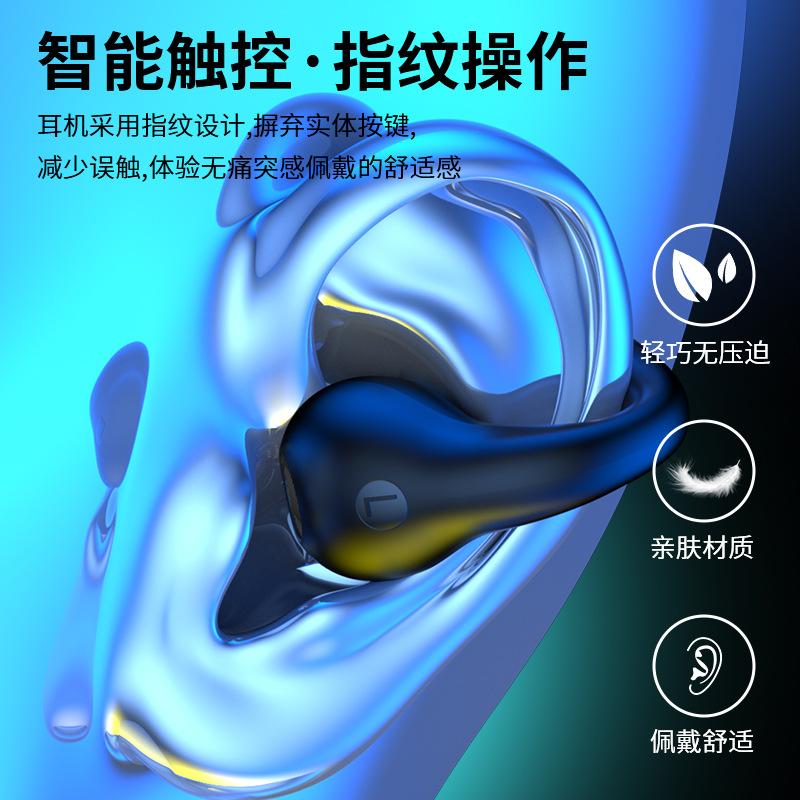 Đảm bảo chất lượng Sản phẩm mới Tai nghe dẫn truyền qua xương không dây R15 Không nhét trong tai, không đau, có thể đeo được, tai nghe Bluetooth giảm tiếng ồn 5.3