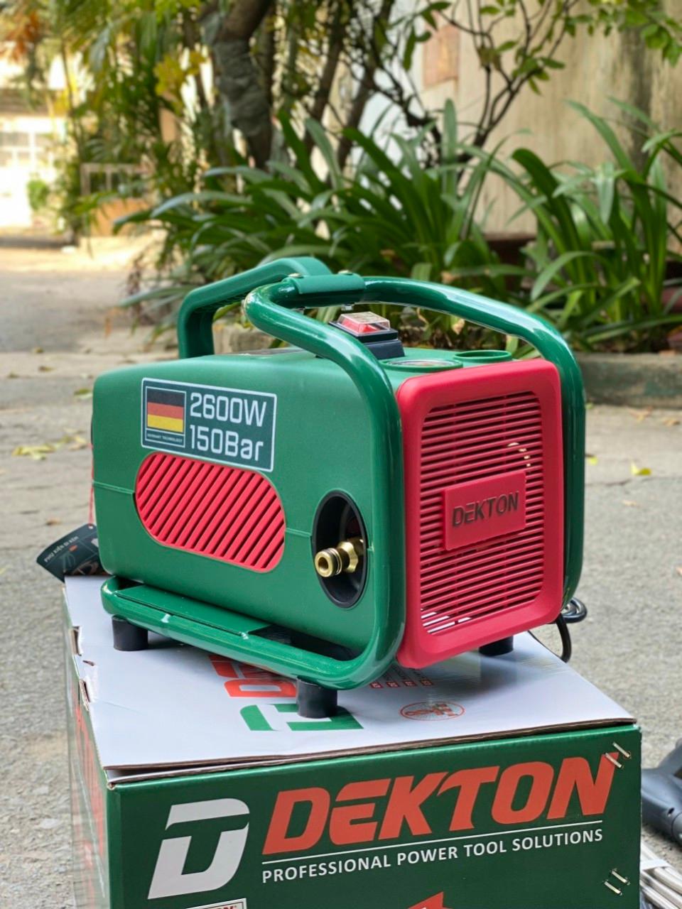 MÁY RỬA XE SIÊU MẠNH 2600W 150BAR DEKTON DK-CWR2600F - HÀNG CHÍNH HÃNG