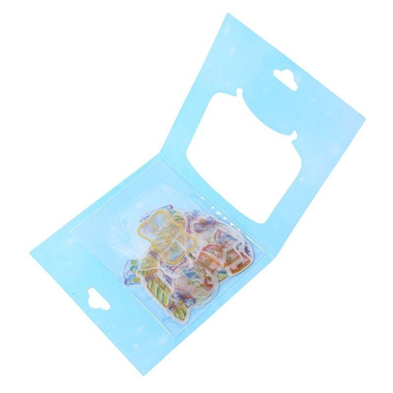Sticker giấy dầu Jam Jelly dán trang trí sổ, Kích thước: 154mm * 100mm