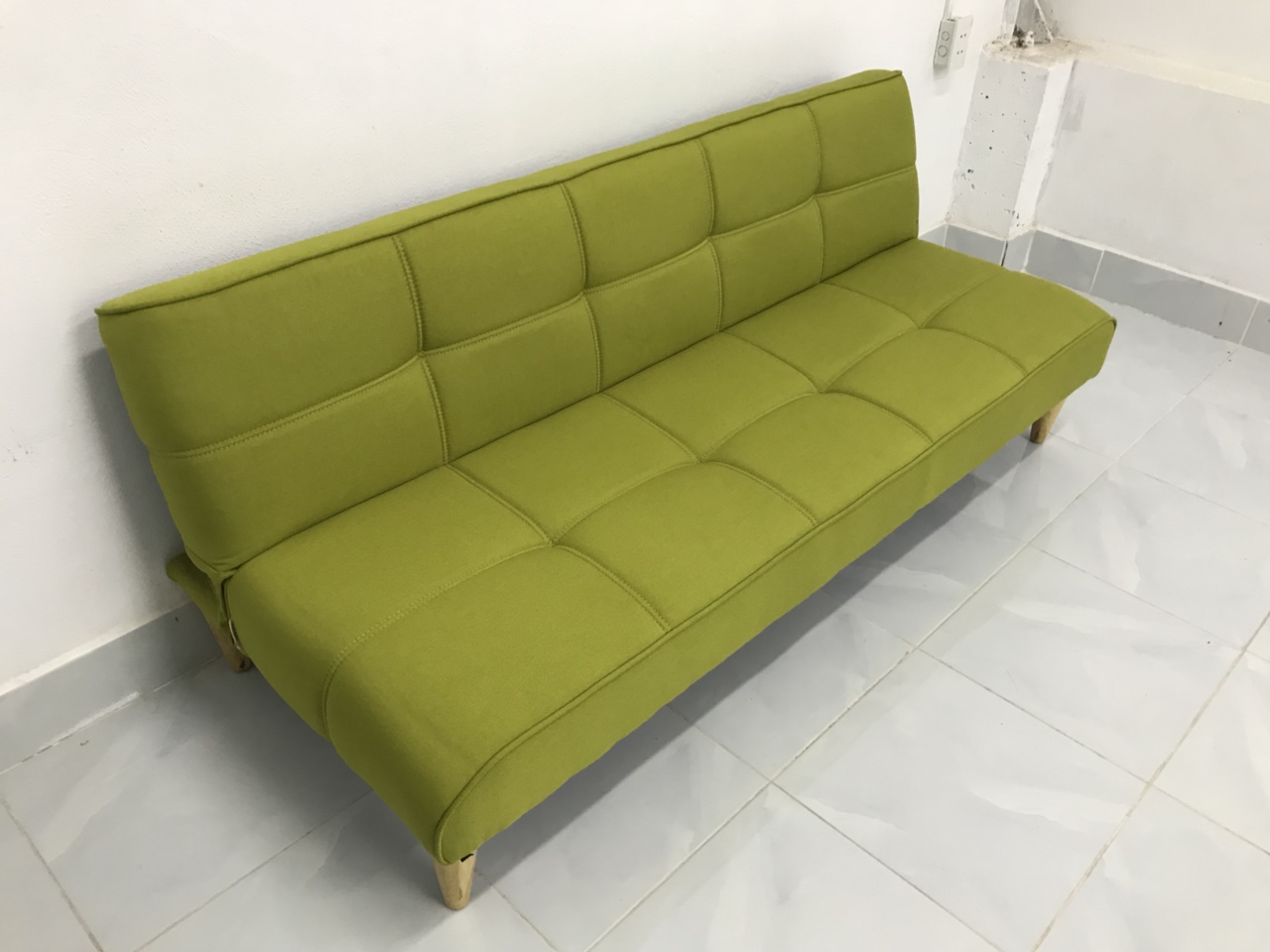 Sofa giường BNS 2021V (Xám tro nhạt)