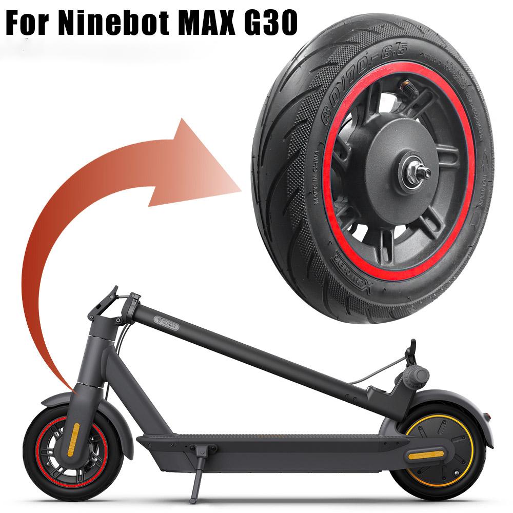 Bánh trước cho Ninebot Max G30 Kickscooter 10 inch Hub Front Wheel