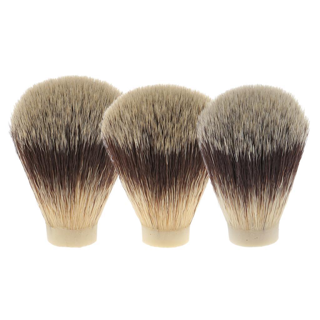 4pcs Shaving Brush Head Knots Replacement for Man brush for salon Handle