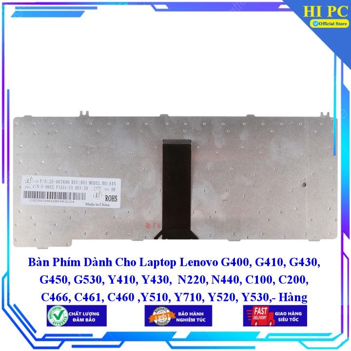 Bàn Phím Dành Cho Laptop Lenovo G400 G410 G430 G450 G530 Y410 Y430 N220 N440 C100 C200 C466 C461 C460 Y51 - Hàng Nhập Khẩu