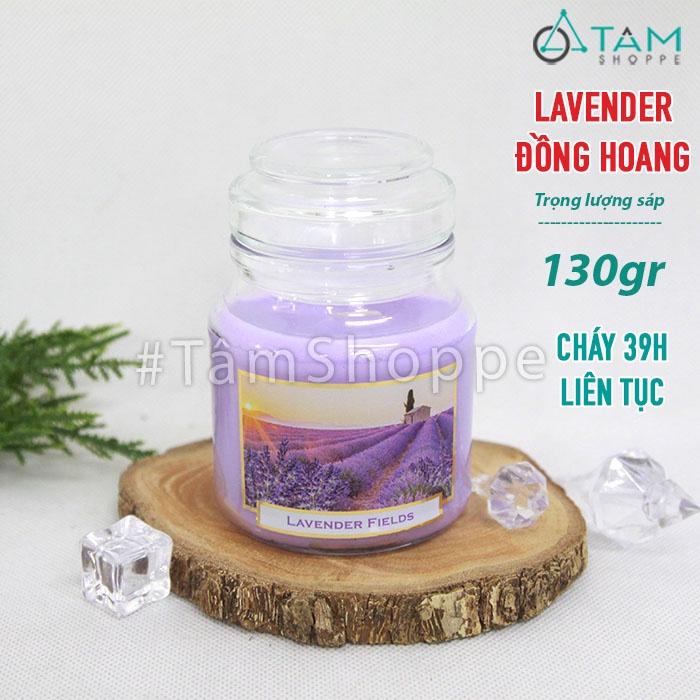 Hũ nến thơm thiên nhiên hương hoa lavender NT-04