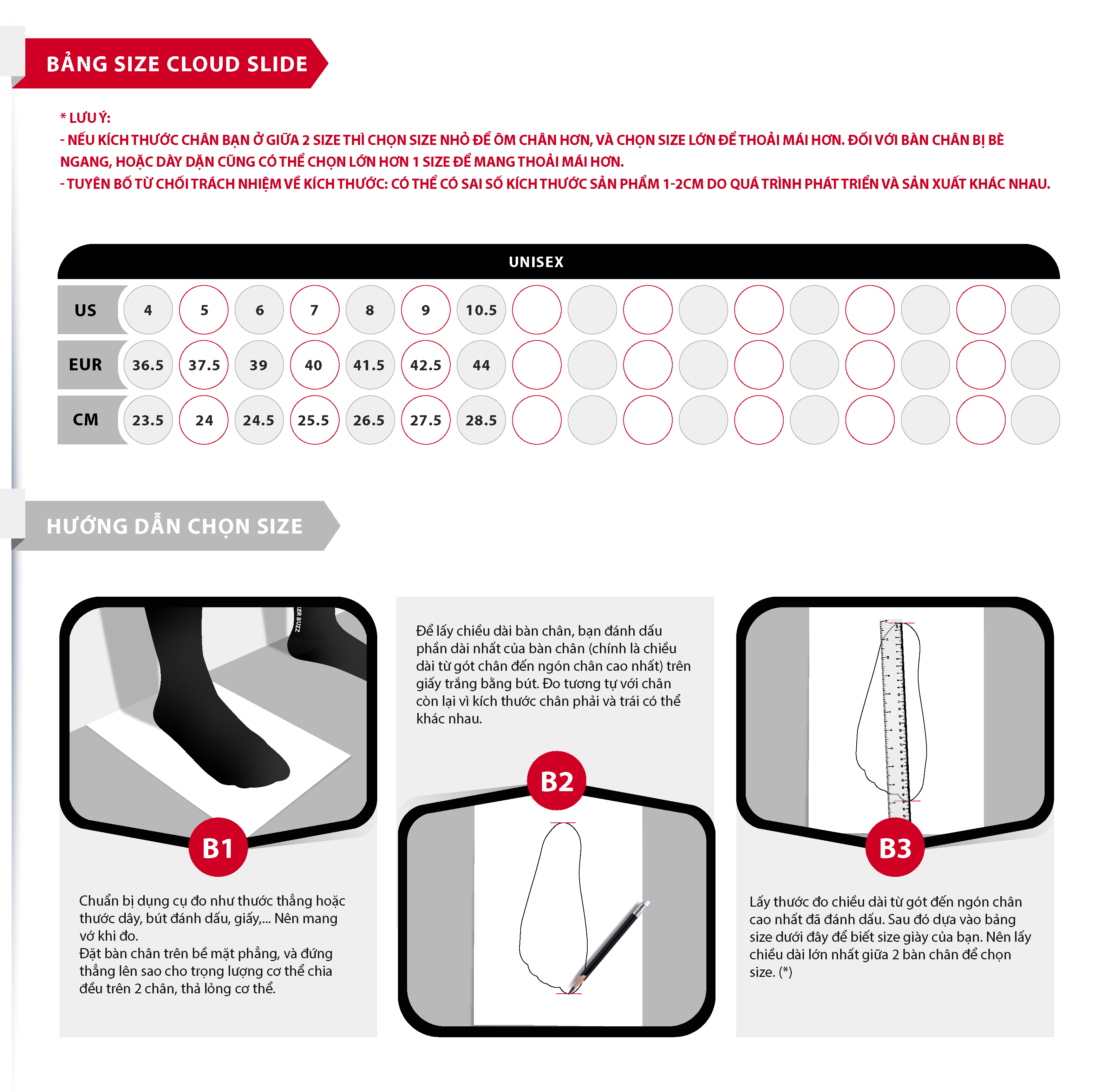 Dép Sneaker Buzz Cloud Slide 4SB23Q3-506