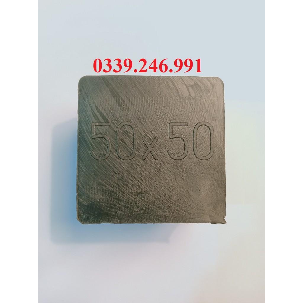 Bộ 10 chiếc vuông 50x50_bọc ngoài chân đế cao su, ủng, nút bịt chân bàn ghế,chụp ống hộp, bao ống sắt, ủng chân bàn ghế