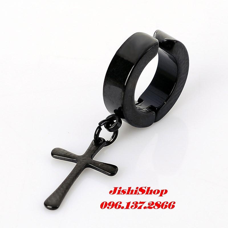 Khuyên tai nam không cần bấm lỗ thánh giá
