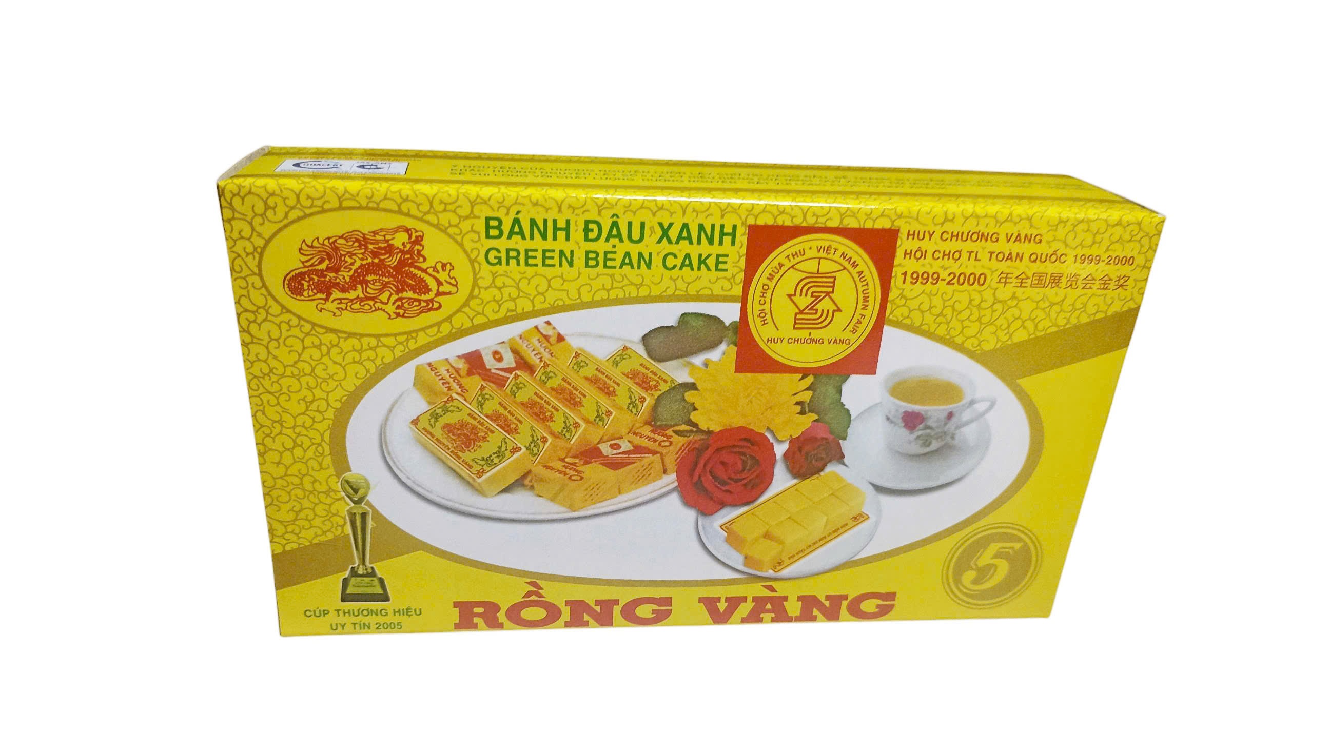 Bánh đậu xanh rồng vàng hải dương, hàng mới, thơm ngon, vị truyền thống