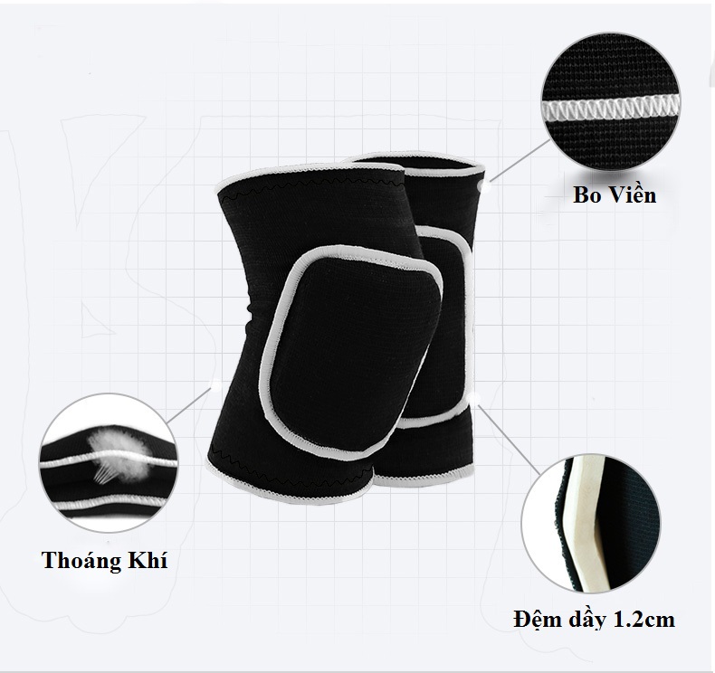 Băng Bảo Vệ Đầu Gối Khi Chơi Thể Thao Cho Nữ Loại Dày