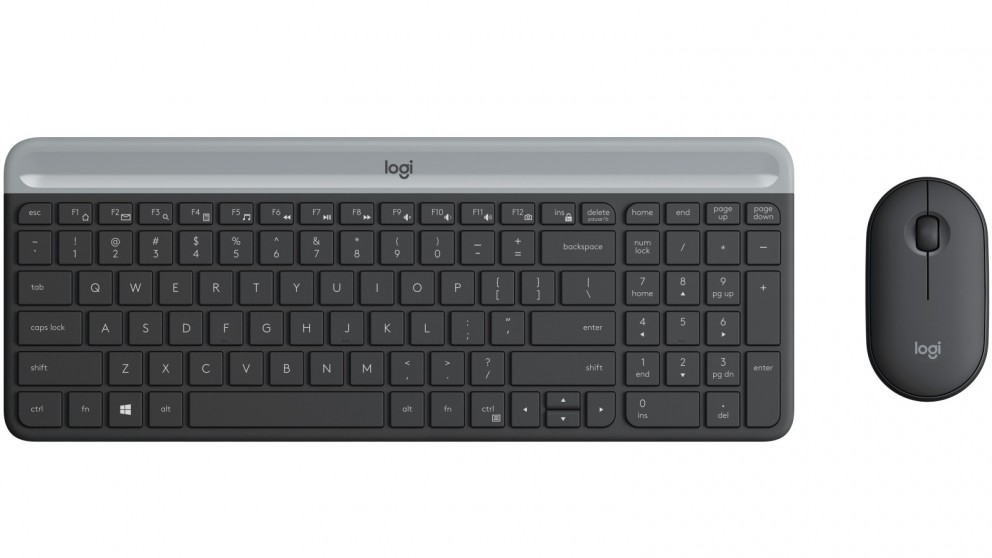 Bộ phím chuột không dây logitech MK470 Slim - Hàng Chính Hãng