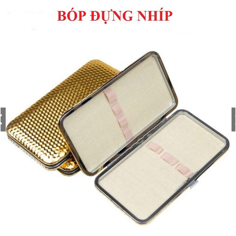 Bóp đựng nhíp nối mi, bóp đựng nhíp nối mi bằng da - BĐN