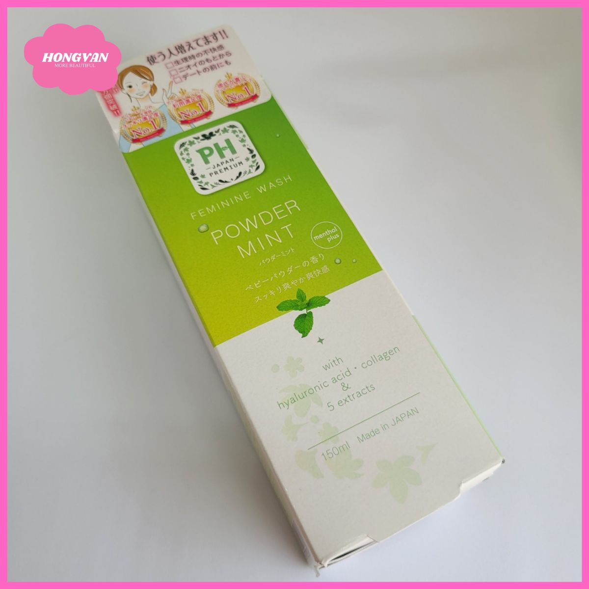 Dung dịch vệ sinh phụ nữ PH Care 150ml cao cấp (hương bạc hà - POWDER MINT)