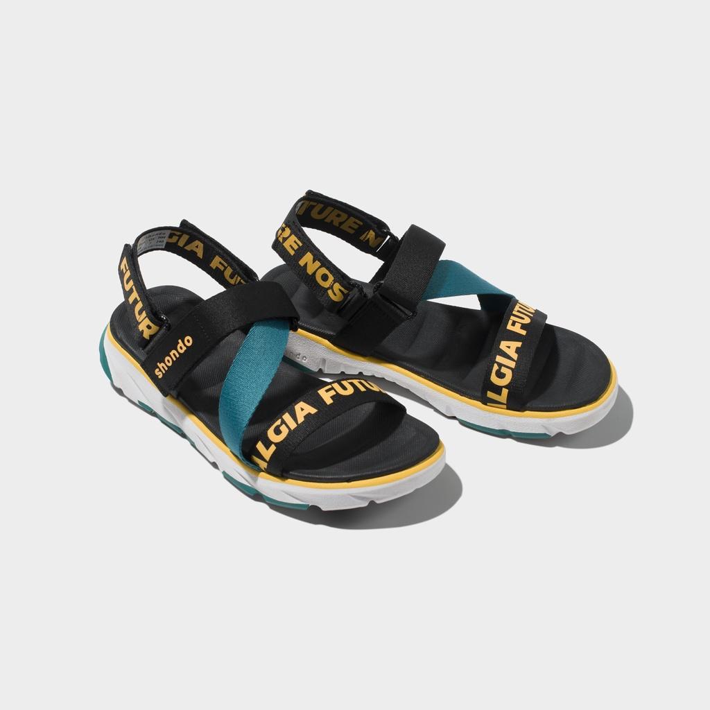 [ Chính Hãng ] Giày Shondo Sandals F6 sport future xanh vàng F6S0045