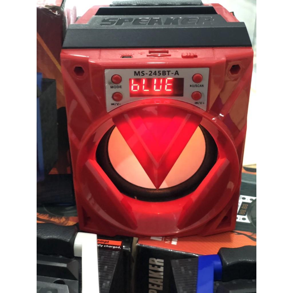 Loa Bluetooth gỗ MS-245BT, có FM