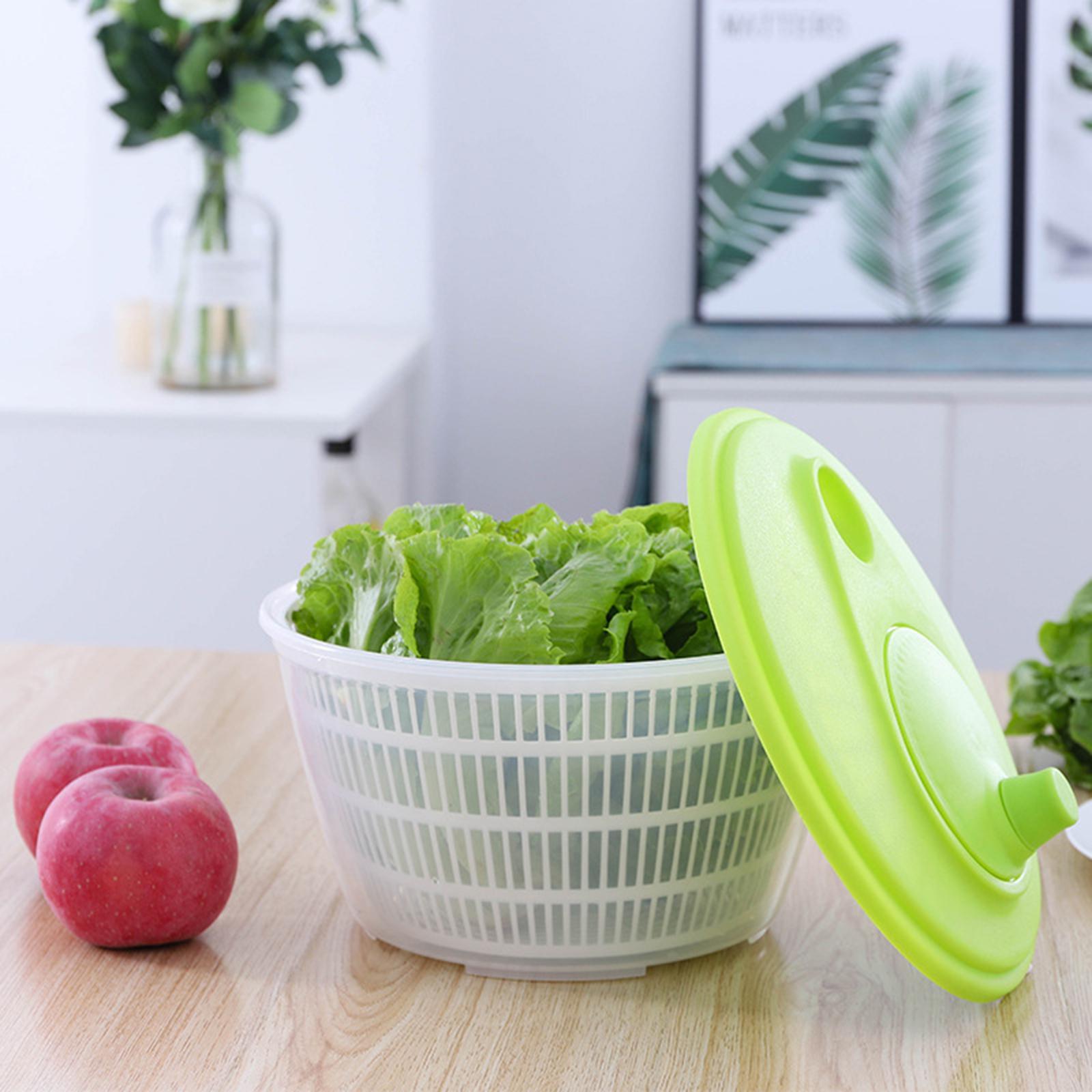 Salad 3L with Bowl Colander Vegetable Washer for Cabbage Lettuce Kitchen Spinach Pasta