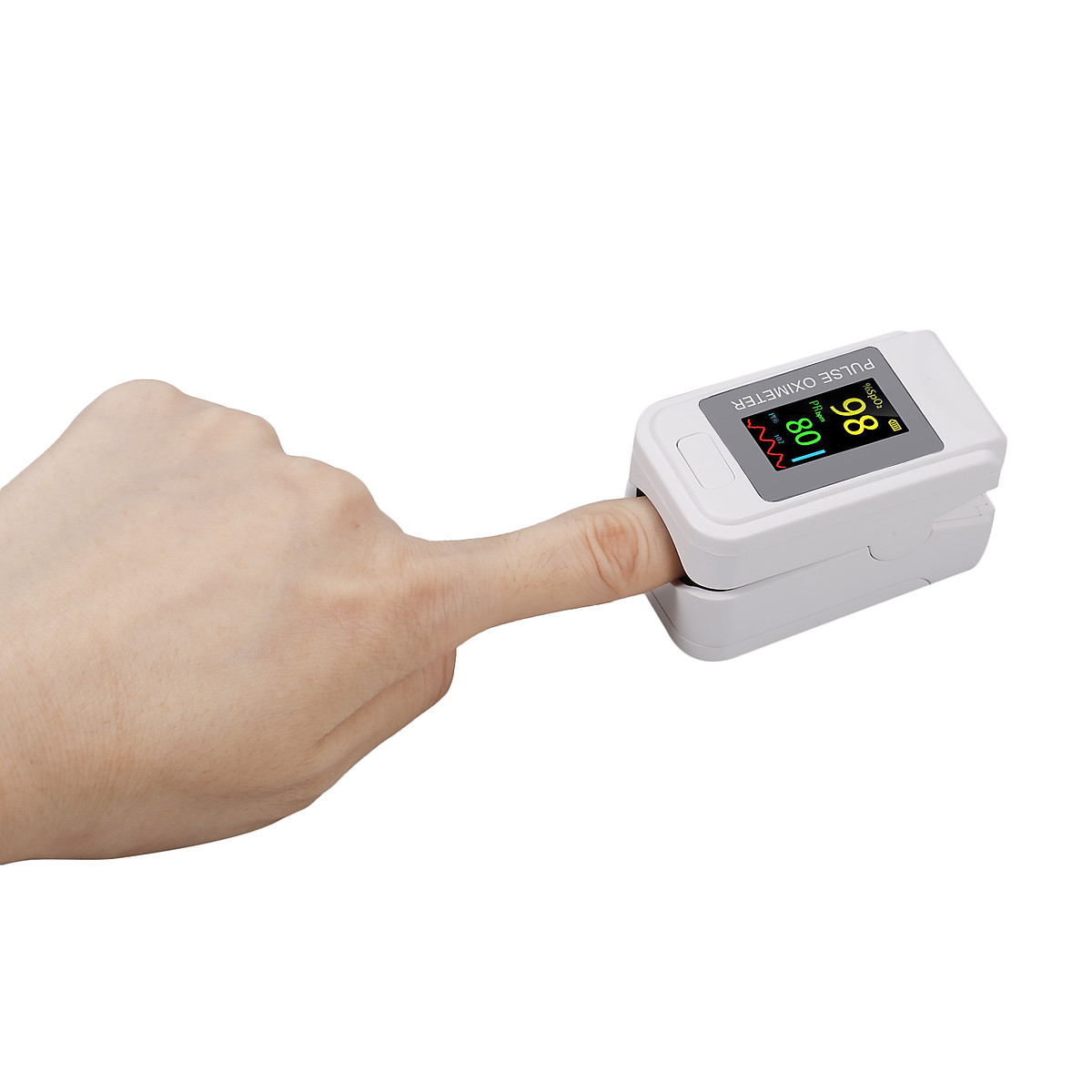 Máy đo huyết áp kẹt ngón tay kỹ thuật số Màn hình OLED màu kép đo nồng độ Oxy, SpO2 trong máu SpO2 LK88